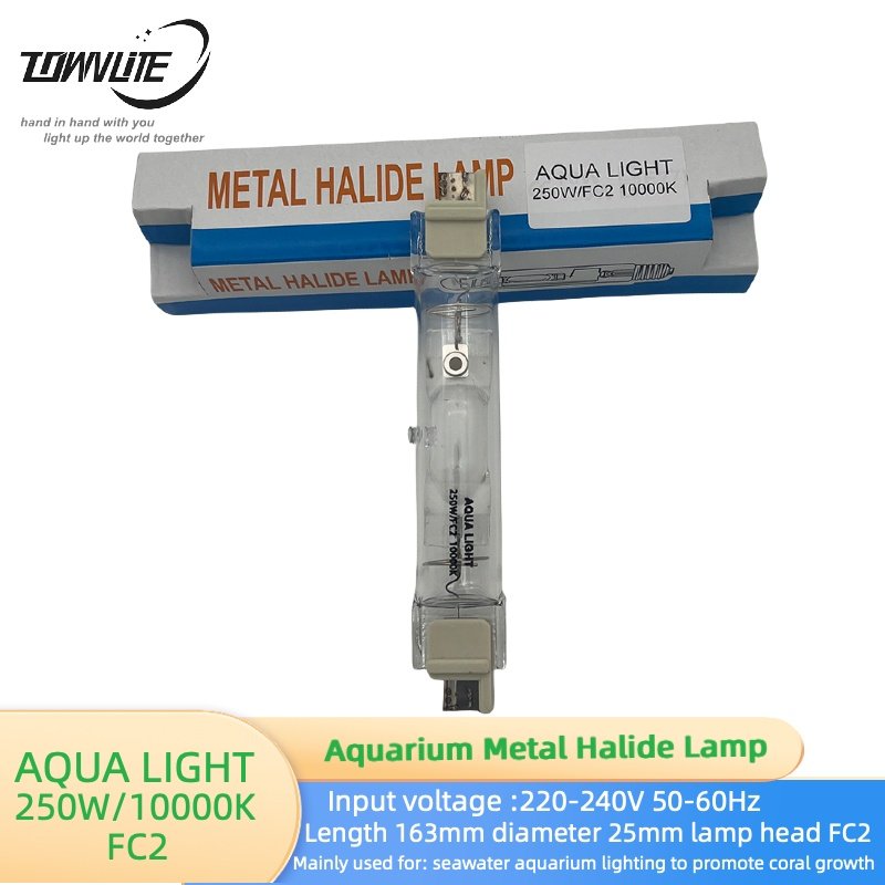 Double end Metal Halide Lamp Aquarium lighting 250w/FC2 10000K to promote coral rapid growth of water aquarium