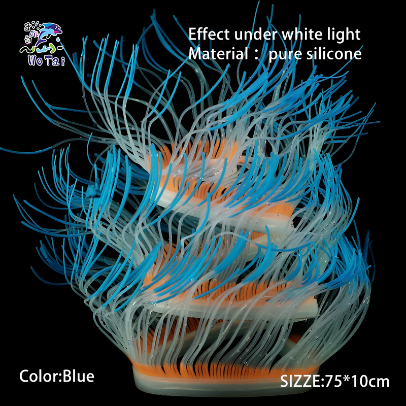 wholesales Simulated flying sea anemones floating artificial flowers fish tank pond aquarium landscaping