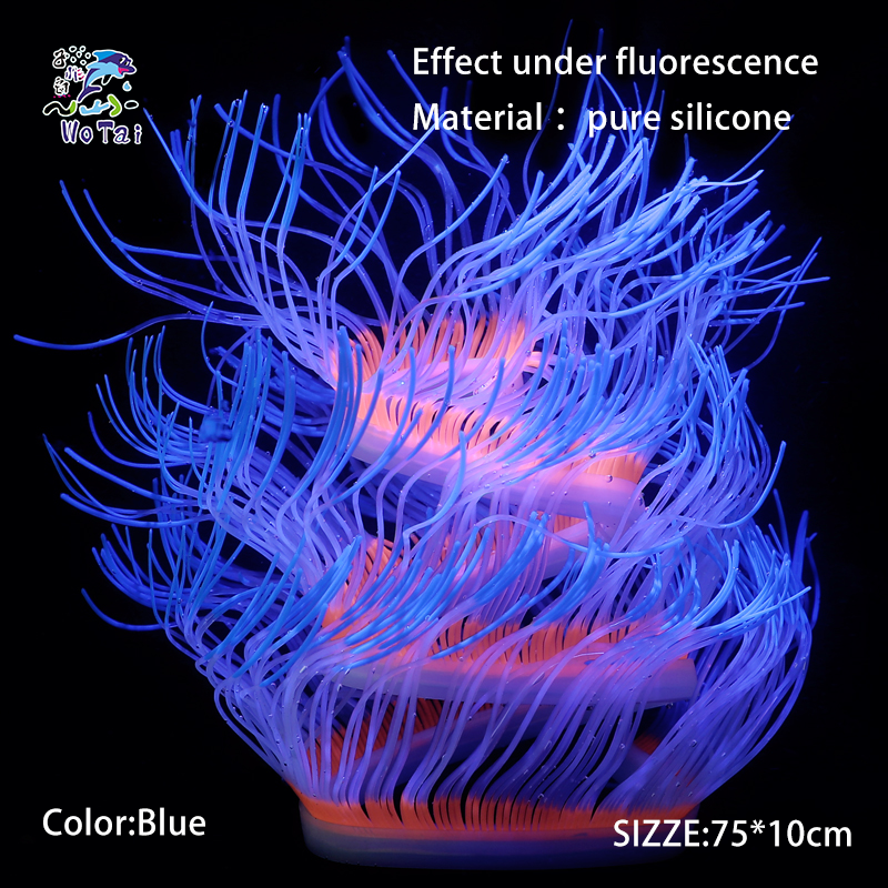 wholesales Simulated flying sea anemones floating artificial flowers fish tank pond aquarium landscaping