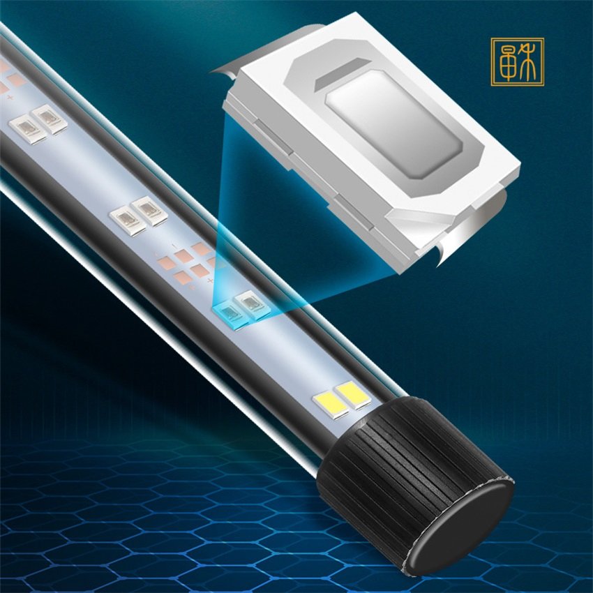 zaohetian 220V China cheap WRGB led aquarium light T4 small aquarium lamp Viewing lamp