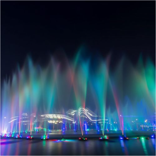 Zhongshan Professional Waterproof Ip68 Rgb Dmx/Rdm Control Ip68 Submersible Led Fountain Lights