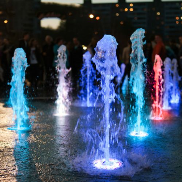 Zhongshan Professional Waterproof Ip68 Rgb Dmx/Rdm Control Ip68 Submersible Led Fountain Lights