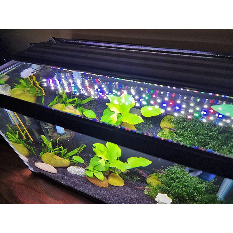 Fullgain FG178 30-120cm Fish Tank 24/7 Full Spectrum Lighting LED Light Aquarium Decoration Aquatic Plant Growth Lamp IP68
