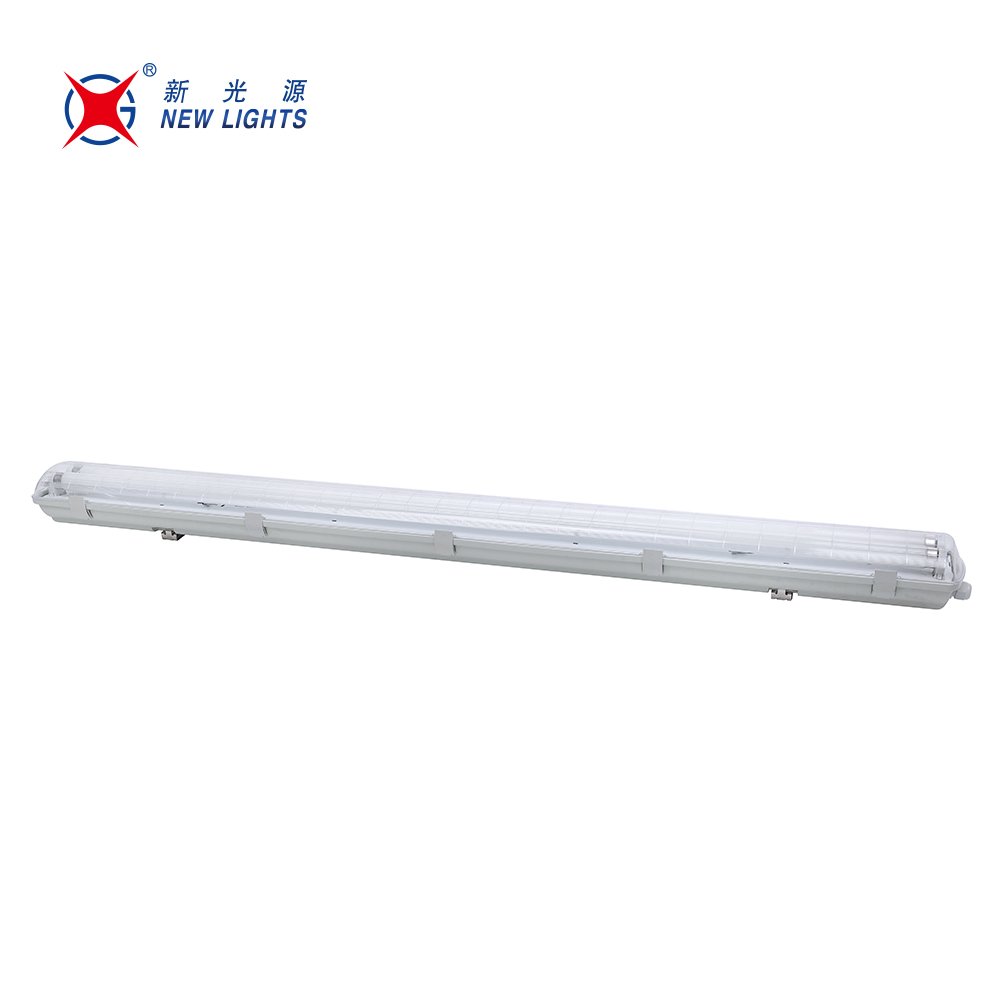 Hot Sale Manufacture Shell M Series LED Linear Fixtures Plastic Stainless Steel Side Clamps Tri-Proof Fixture