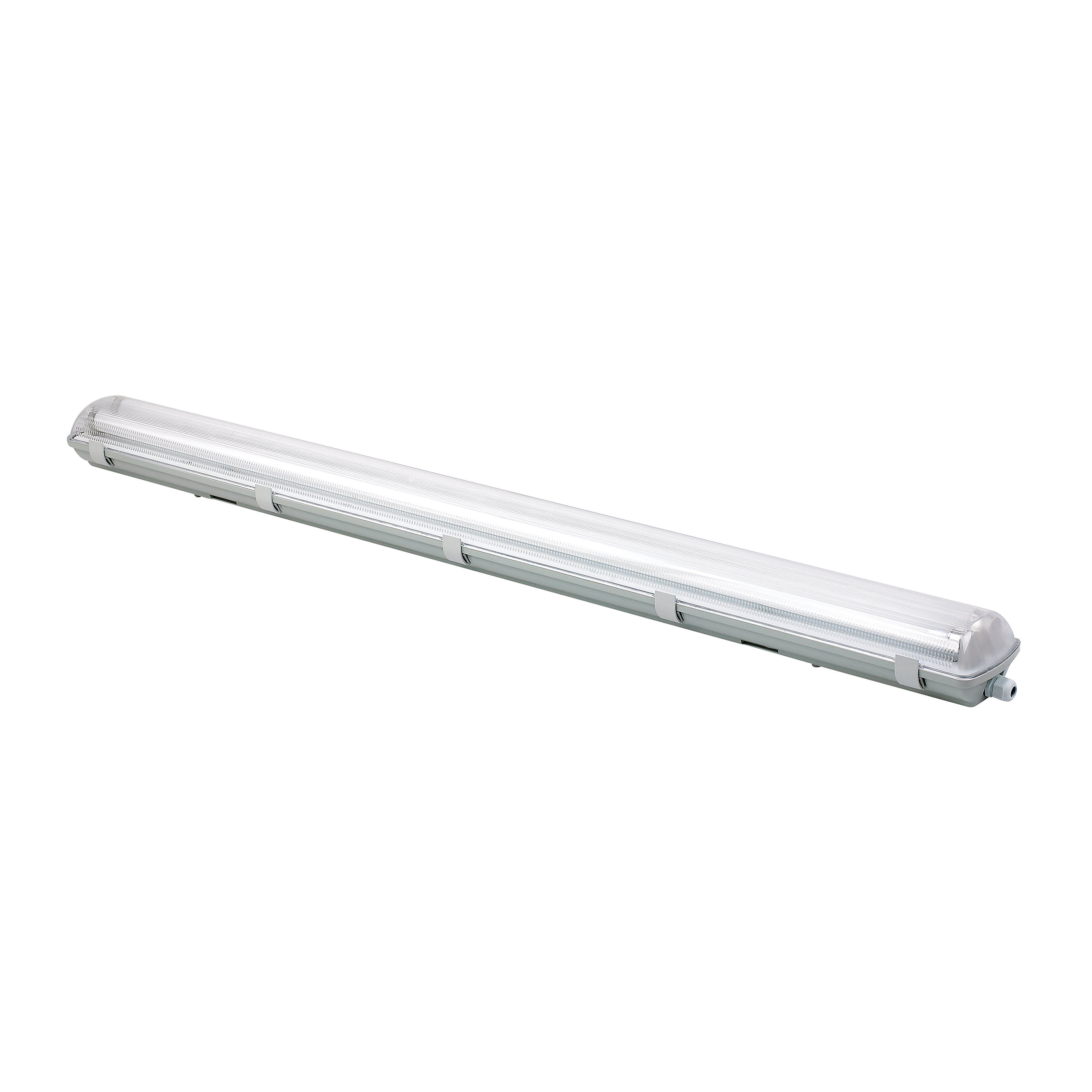 Hot Sale Manufacture Shell M Series LED Linear Fixtures Plastic Stainless Steel Side Clamps Tri-Proof Fixture