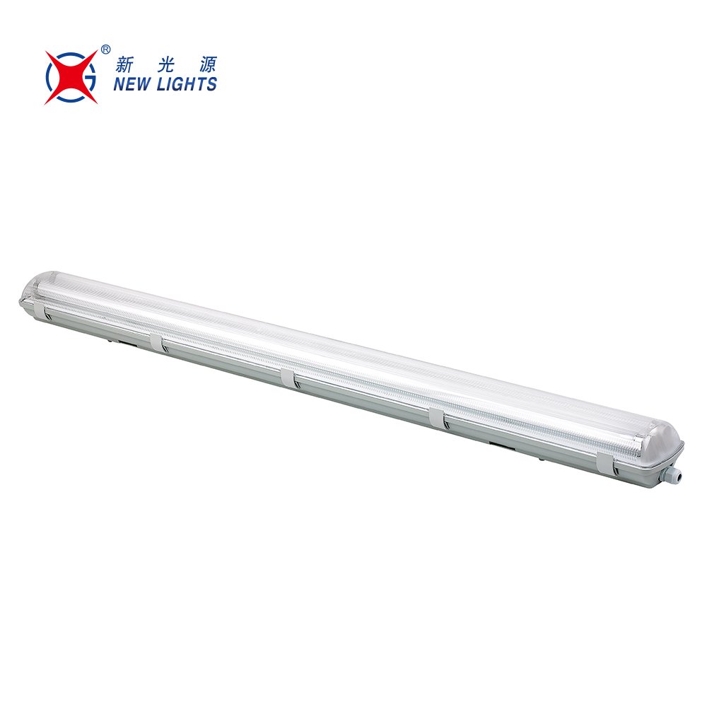 Hot Sale Manufacture Shell M Series LED Linear Fixtures Plastic Stainless Steel Side Clamps Tri-Proof Fixture