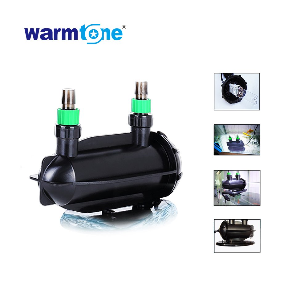 WARMTONE WT-386 UV-C Sterillzer Light for Aquarium Fish Tank Fish Pond