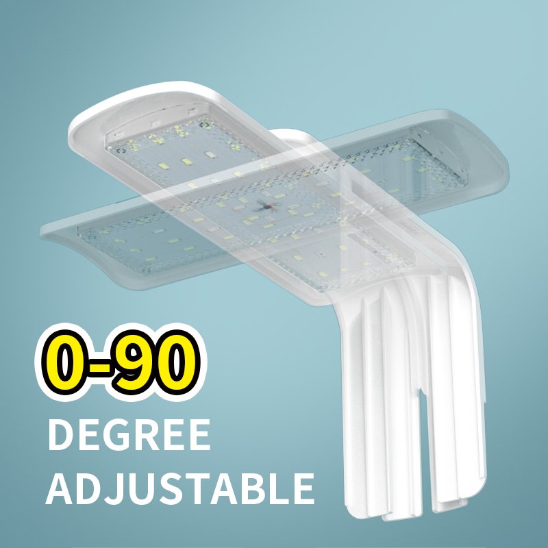 Jeneca D-13 Lighting Aquarium LED Light, Fish Tank Clip on Light, Clamp Aquarium Light Quality COLORFUL LEDs