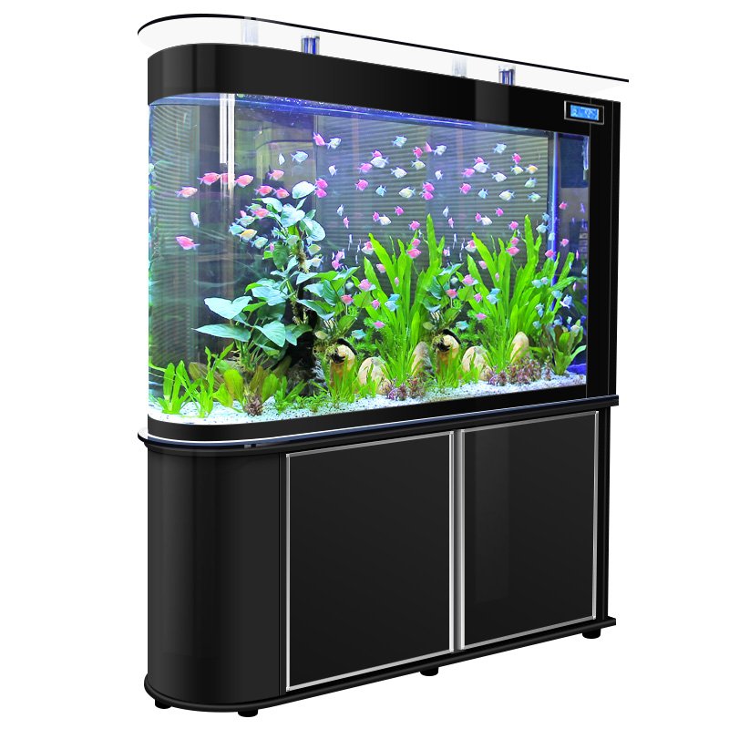 Wholesale Favourable Price Customized Smart Fish Tank Set Aquarium With Filter And Light Goldfish tank landscaping customization