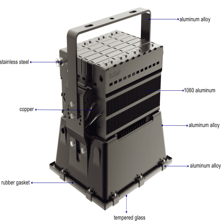 Aquarium Back Light Aluminium Alloy Aquarium uv Light 300W/500W/1000W Chihiros Led Aquarium Light