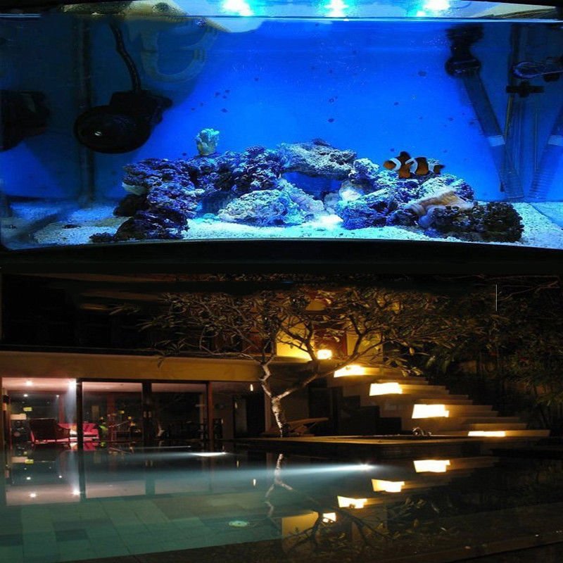 Customizable IP65 garden underwater light, factory price plastic wrapped aluminum RGB underwater light