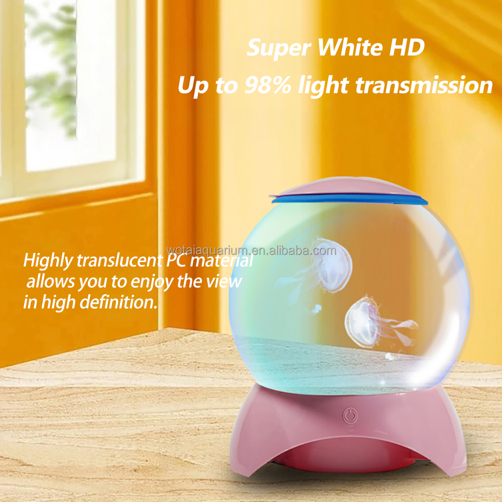 Wholesale Customized 5L PC Plastic Fish and Jellyfish Tank with Lights and Pumps Multifunctional & Stocked