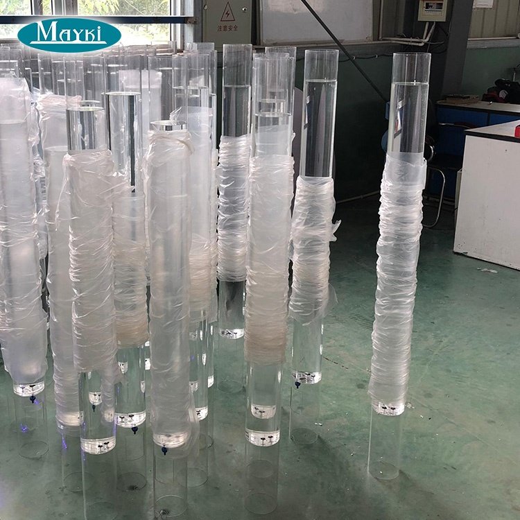 Interactive Sensory Aquarium Bubble Tube with Stainless Steel Safety Base