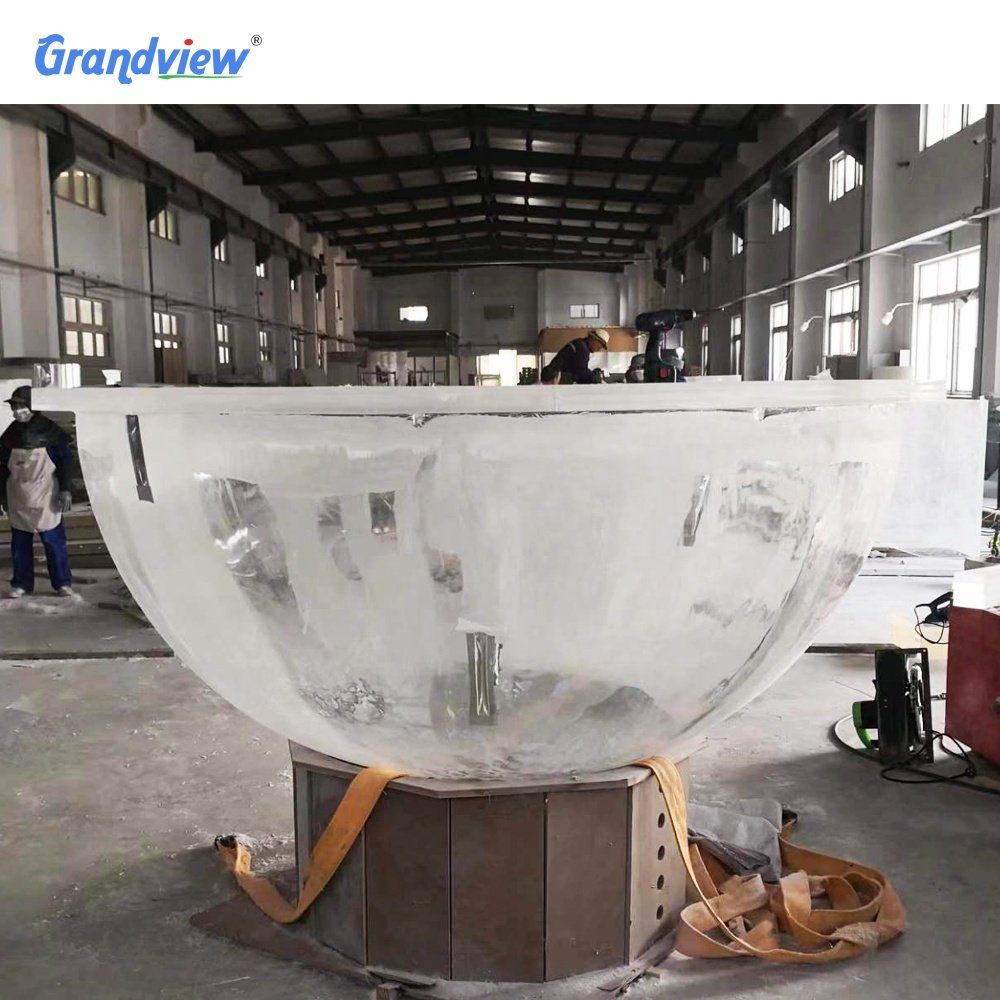 one time cast large acrylic sphere clear dome acrylic aquarium large acrylic ball crystals plastic hemisphere dome