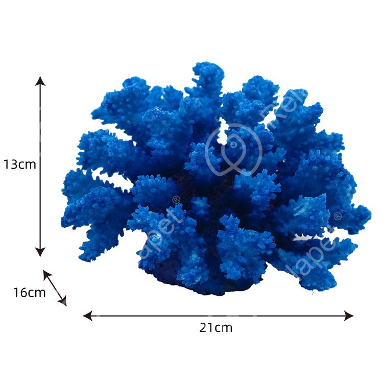 Aquarium Coral Fish Tank Decorations Coral Reef Decor Premium Quality Artificial Craft Resin Multicolor Aquarium Decor
