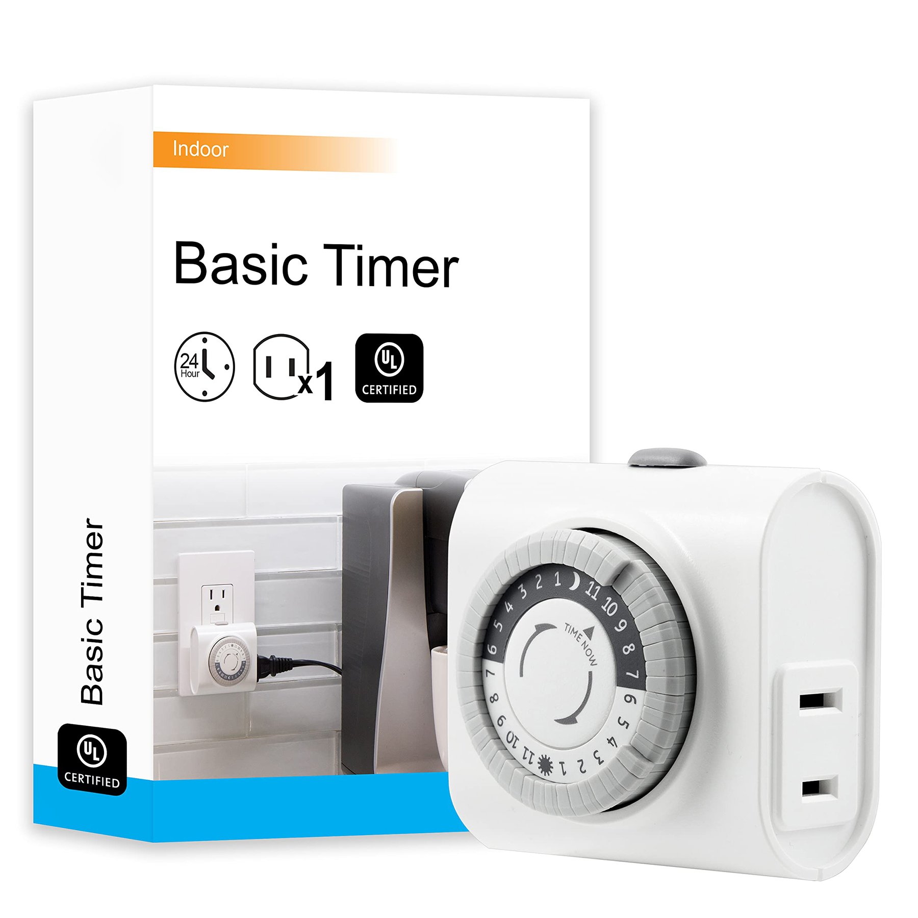 24 Hour Heavy Duty Plug in timer mechanical Outdoor electrical Timer socket