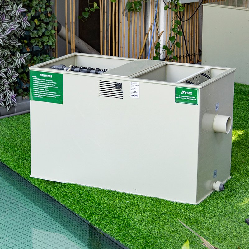 QLOZONE combi drum filter with uv light bio filter wholesale aquaculture aquarium pond filtration system fish koi pond filters