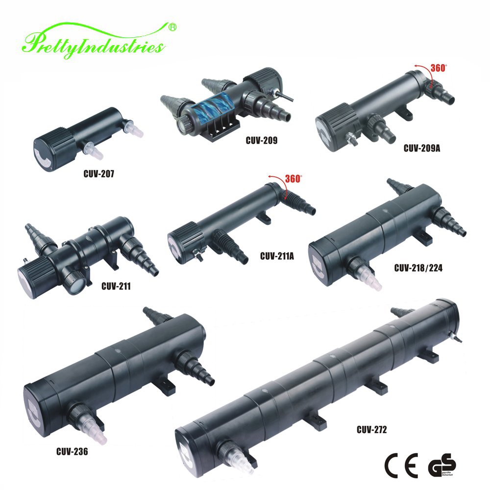 CUV-236 UV-C Clarifier 1700L/H UV-C Clarifiers CUV-111 SUNSUN Koi Pond Aquarium Water Filter Equipment