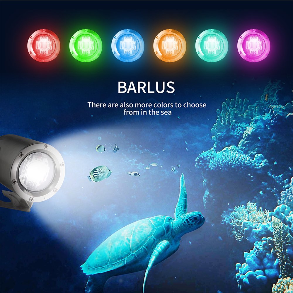 BARLUS IP68 Underwater lighting special lighting for the underwater replenishing swimming pool in the aquariums