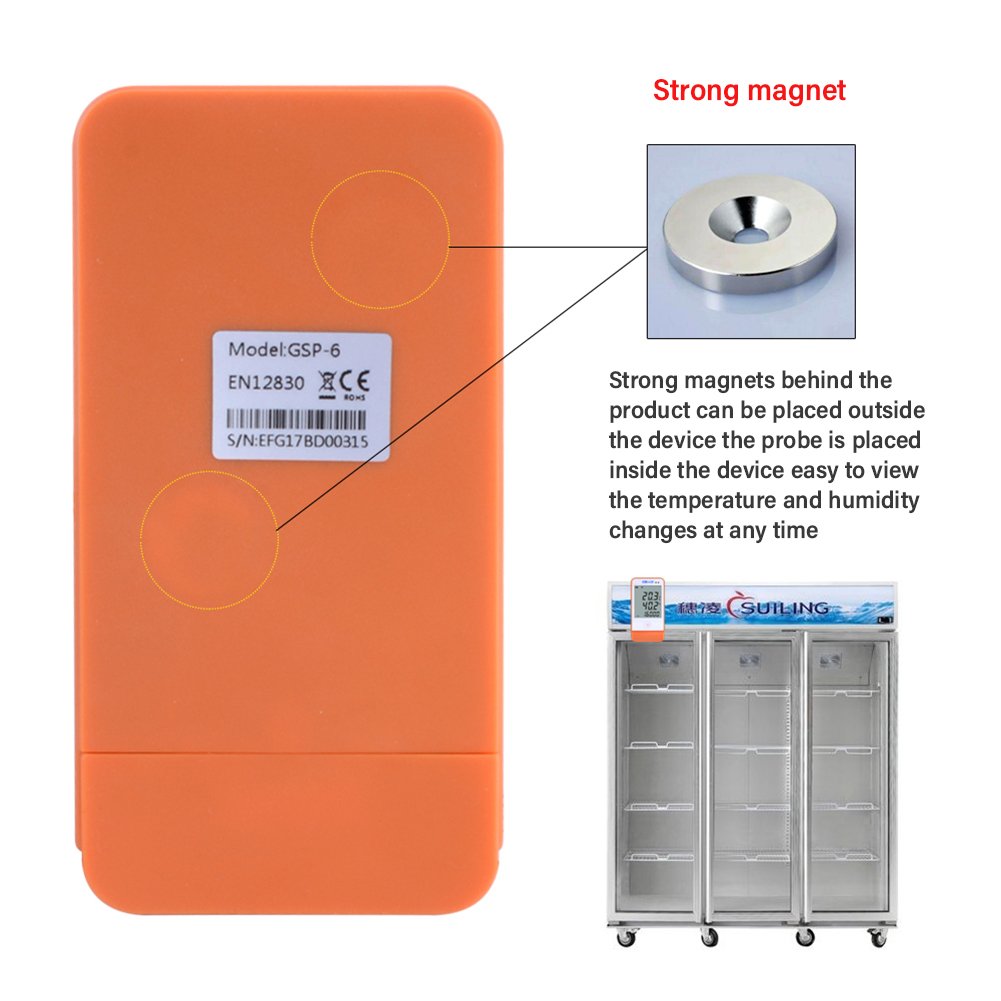 GSP-6 Digital USB Temperature Humidity Data Logger Built-in NTC Sensor High Precision Thermometer Data Logger
