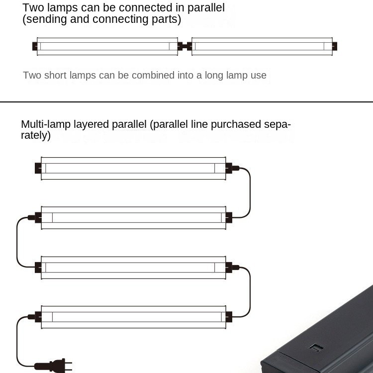 Pet Light Reptiles Reeding Equipment Reptile Light Tube Climbing Pet T5 Uvb Timing Switch Fluorescent Tube Light