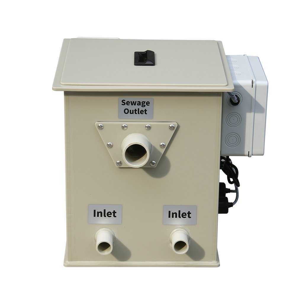 Cowater Instock 20W UV Light Drum Filter 1320 Gallon per hour 5 T/hr flow Koi Pond Rotary Drum Filter for Fish Pond
