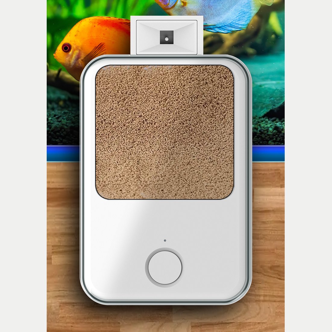 Rechargeable aquarium feeder Small feeder Aquarium timed to feed fish Smart aquarium automatic feeder