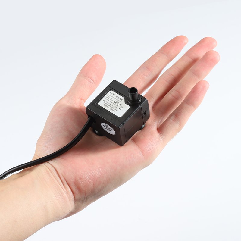 wholesale silent fish farming 3w micro water pump with led light 300l/h decoration fountain circulating pump