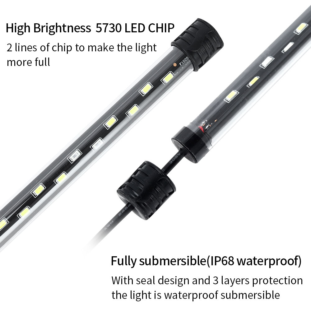 LED Underwater Lighting Landscaping Aquarium Submersible Lamp For Fish Tank