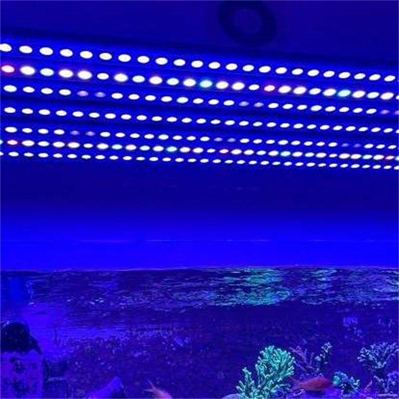 2023 New Thick Aluminum Aquatic Coral Reef Tank Light Seawater Marine IP65 Waterproof LED Full Spectrum Aquarium Light