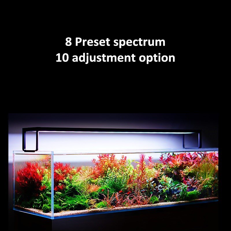 Professional RGB Fish Tank Lighting Freshwater LED Light Fixture for Plant Nano Tank