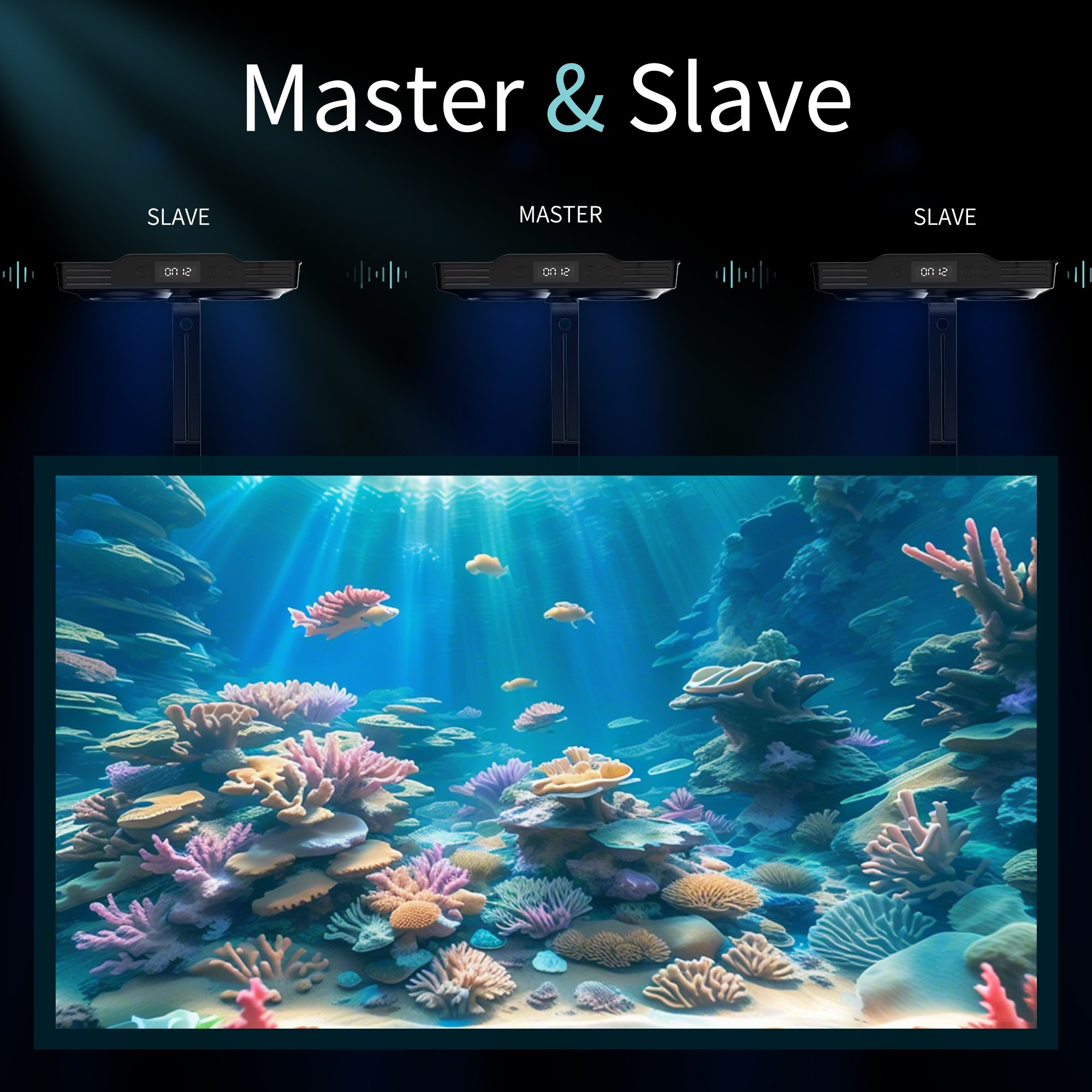 New Style CTLite Sunrise Sunset Touch Control IP65 Smart Cool Fan 35W LED Aquarium Light For Coral Reef Tank with Dimmer Timer