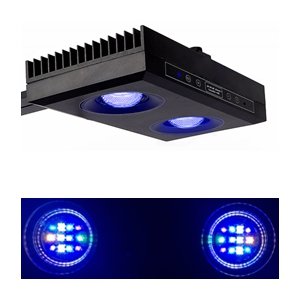 90W Six Channels Dimmer and Timer Daisy Chain and Master & Slave Group Control CTLite LED Aquarium Light for Coral Reef