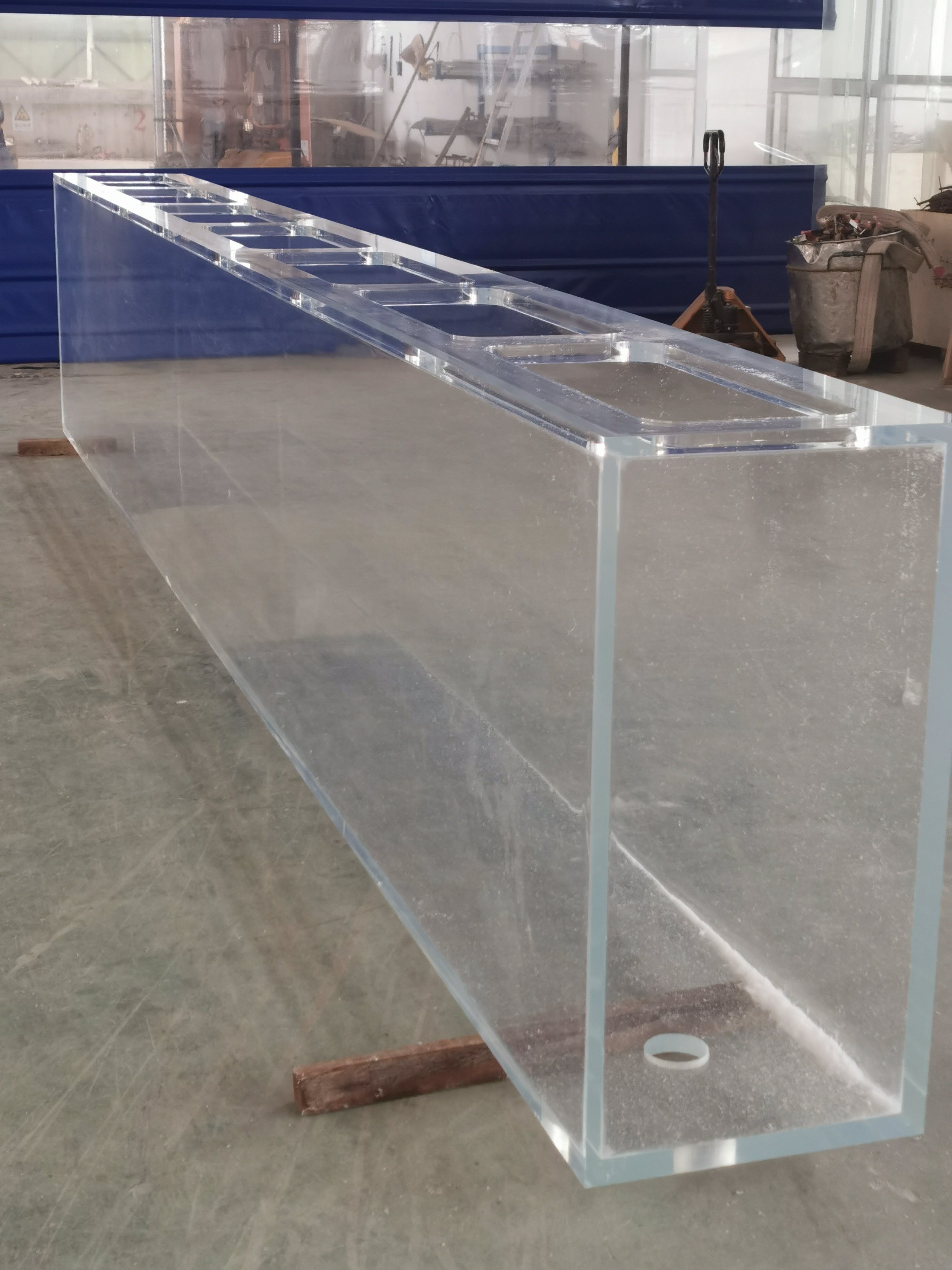 Grandview customized size aquarium clear cast acrylic sheets