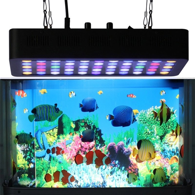 165W wholesale factory supply Intelligent led aquarium light dimmable fish tank aquarium lighting for coral reef