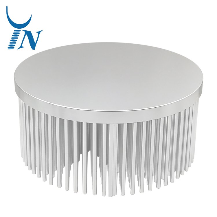 Custom Cold Forging Heat sink Aluminum Radiator Stamping Cold Forged Heat Sink for LED Light Anodized Surface Treatment