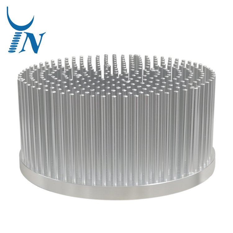 Custom Cold Forging Heat sink Aluminum Radiator Stamping Cold Forged Heat Sink for LED Light Anodized Surface Treatment