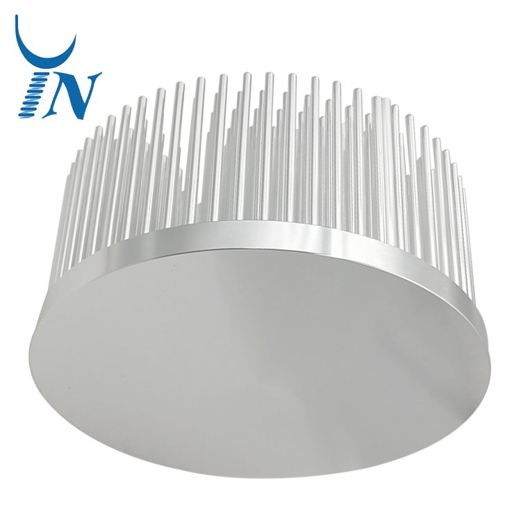 Custom Cold Forging Heat sink Aluminum Radiator Stamping Cold Forged Heat Sink for LED Light Anodized Surface Treatment