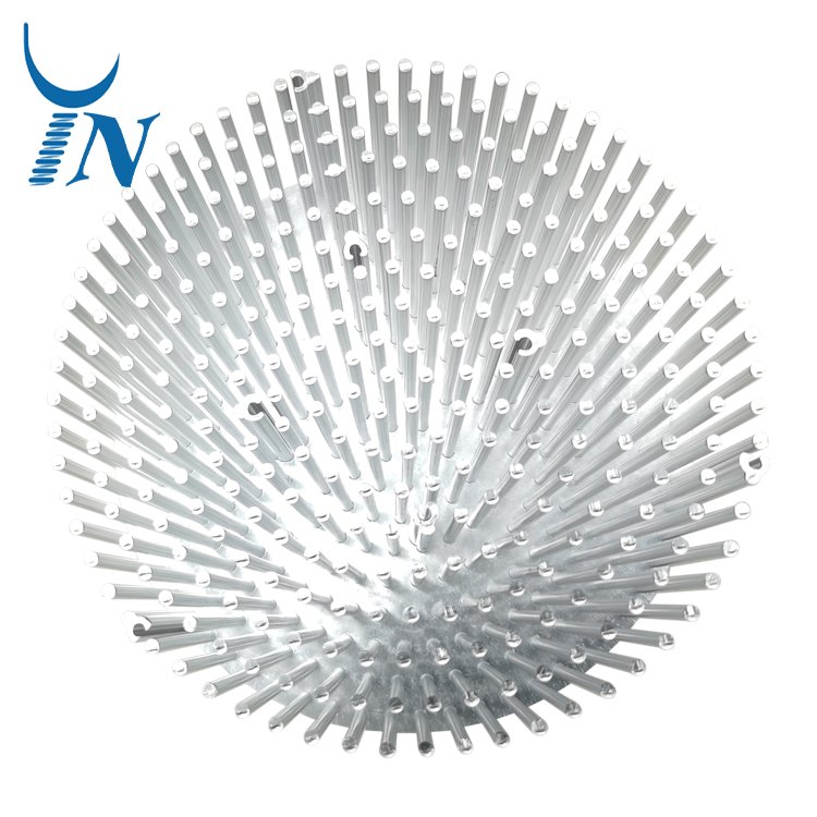 Custom Cold Forging Heat sink Aluminum Radiator Stamping Cold Forged Heat Sink for LED Light Anodized Surface Treatment
