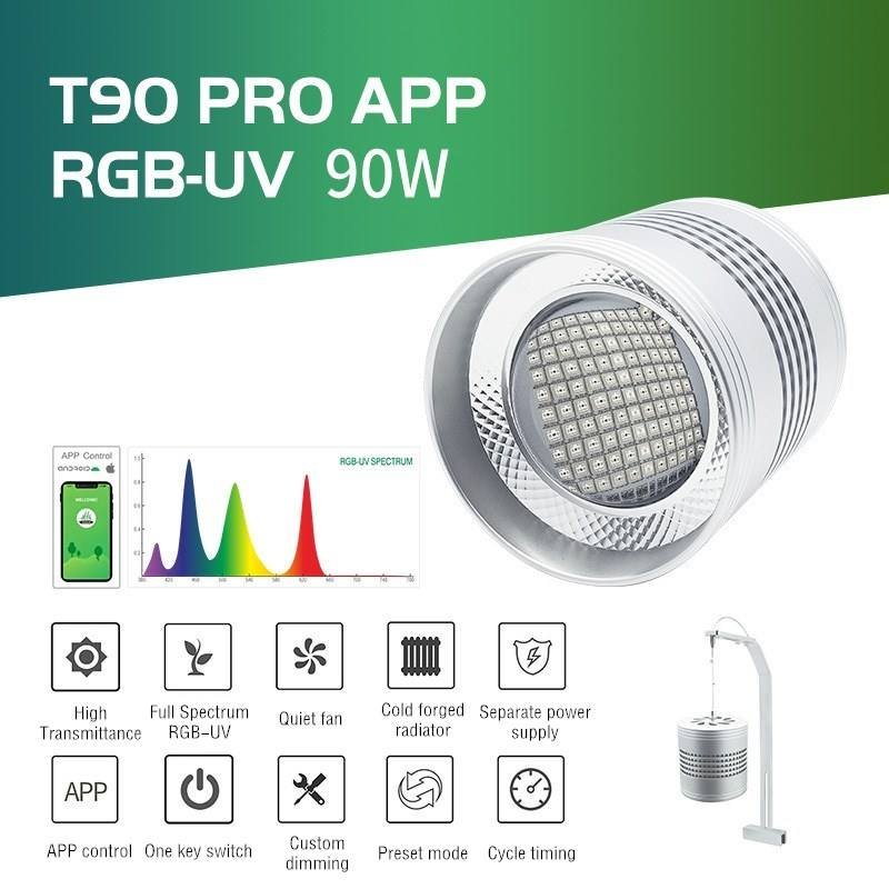 WEEK AQUA APP Aquarium Dimmable LED Lighting Full Spectrum Timing Freshwater Aquatic Plant Light