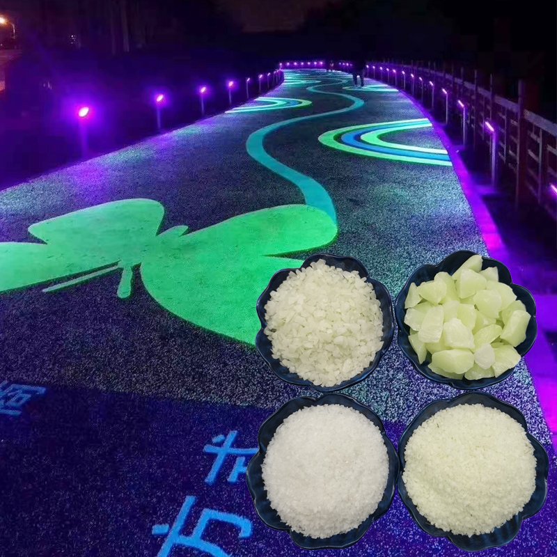 Color Glowing Stone Fluorescent Rocks Natural Glowing Stones Glow Cobble in the Dark Luminous Rock