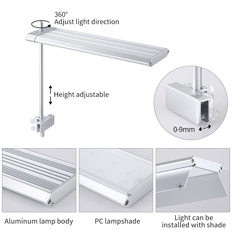 Nano terrarium light WEEK AQUA S400 Pro for aquatic freshwater aquatic aquascaping fish tank