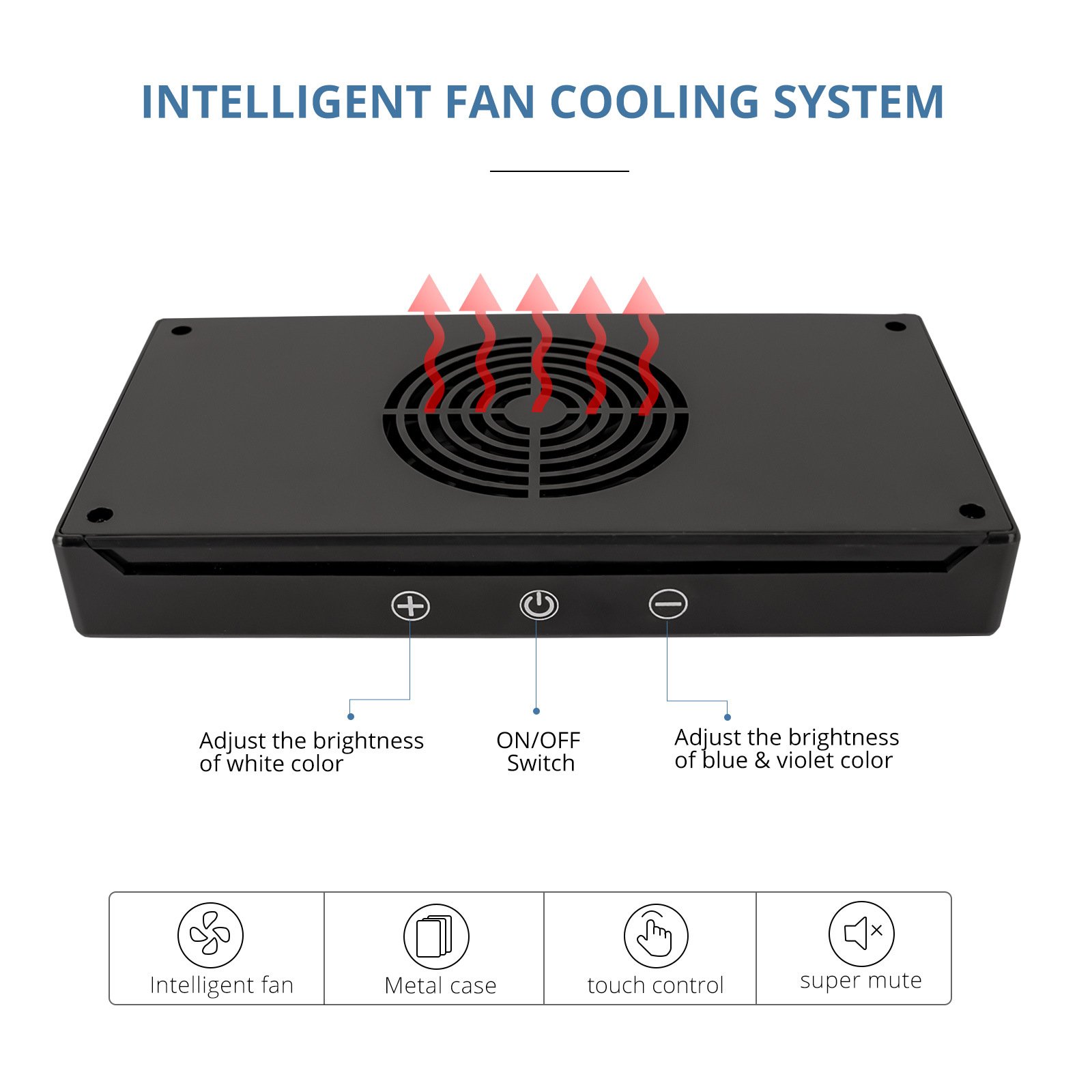 Customize Height Adjustable Led Aquarium Light for Coral Reef Light