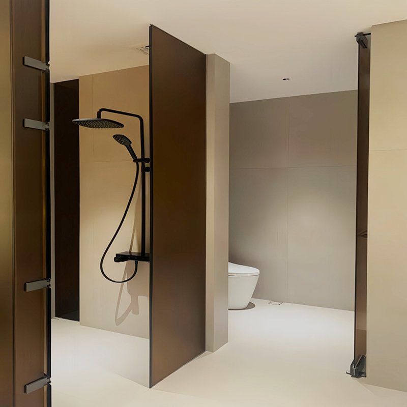 manufacturer price customized ultra clear glass 8mm 10mm 12mm bathroom shower glass door for building
