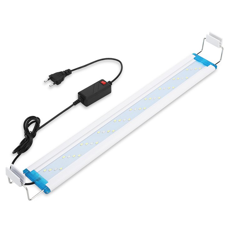 Super Slim LEDs Aquarium Lighting Luz de Pecera Aquatic Plant Light 18-75CM Extensible Waterproof Clip on Lampara Para Acuario