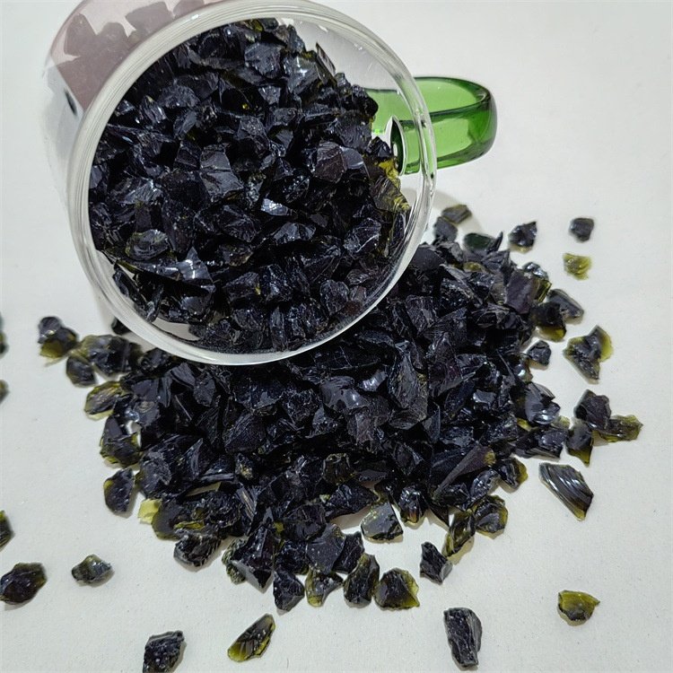 Colorful Glass Particles Beautiful Stone For Exterior Wall and Aquarium and Landscape Garden