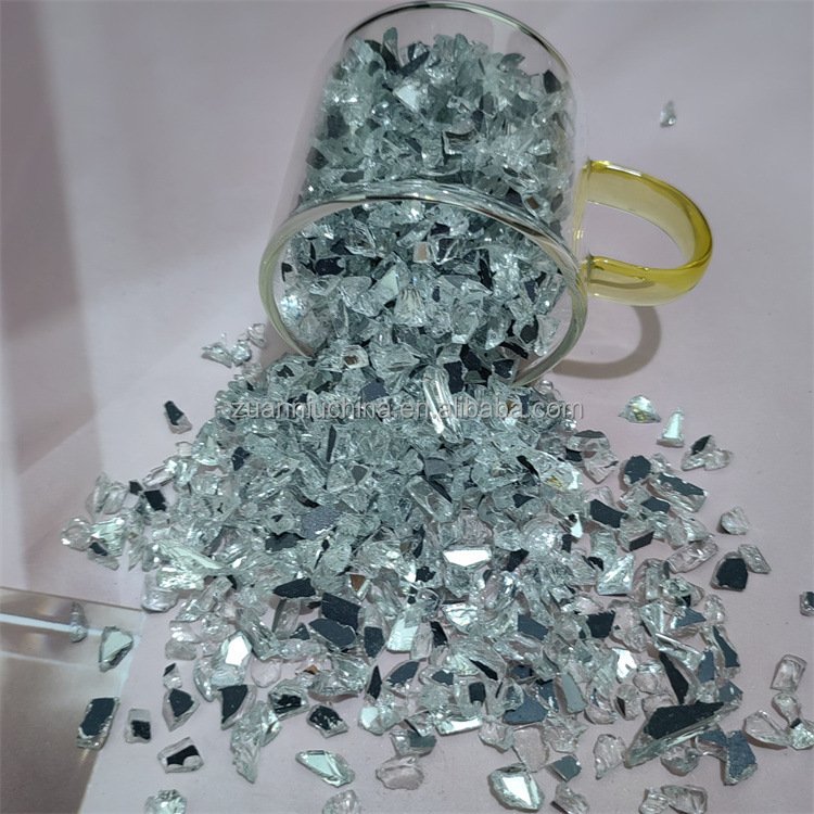 Colorful Glass Particles Beautiful Stone For Exterior Wall and Aquarium and Landscape Garden