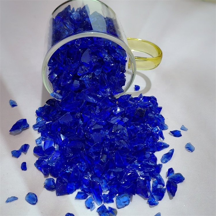 Colorful Glass Particles Beautiful Stone For Exterior Wall and Aquarium and Landscape Garden