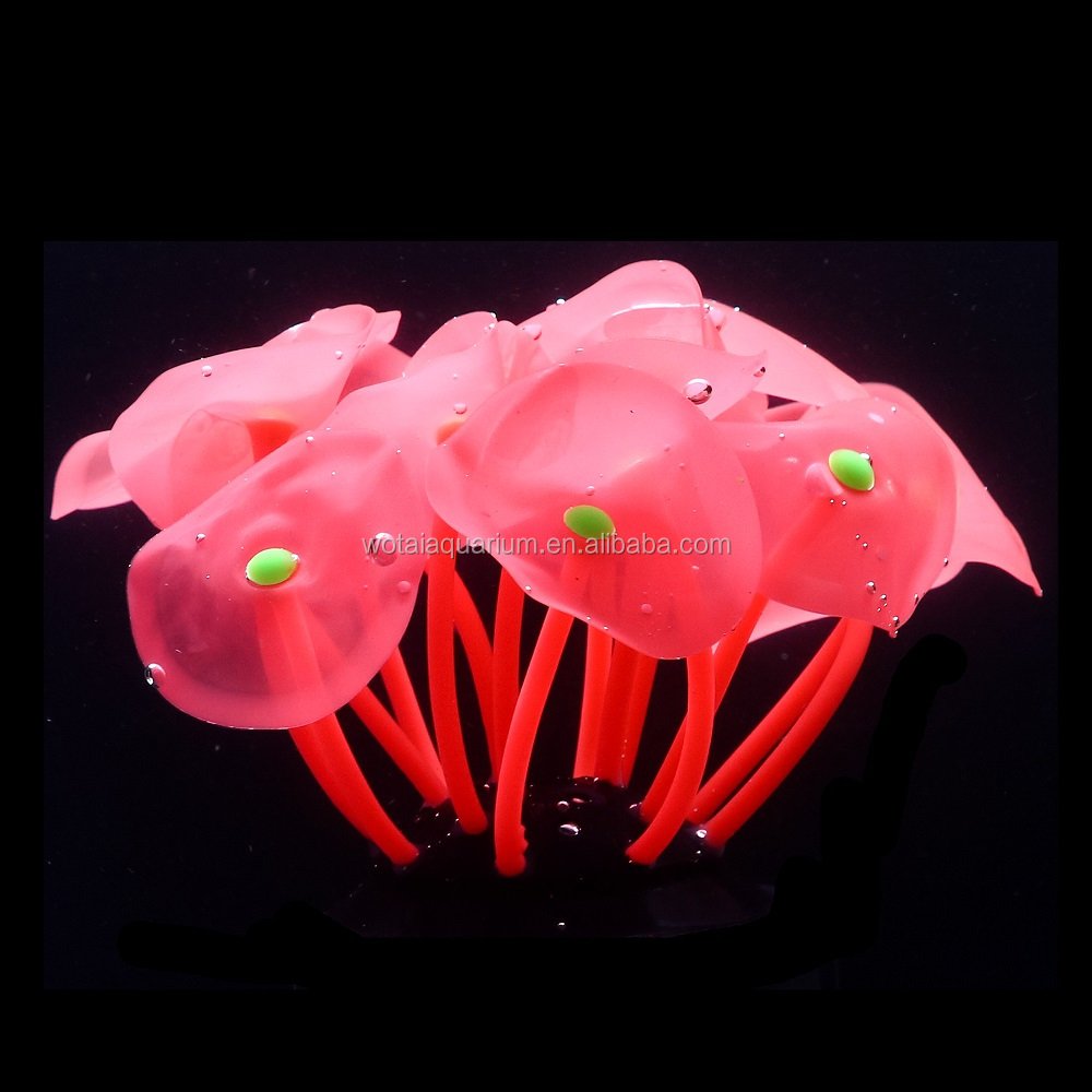 Wholesale Silicone Aquatic Plants Fish Tank Decor Supplies Aquarium Accessories Decorations
