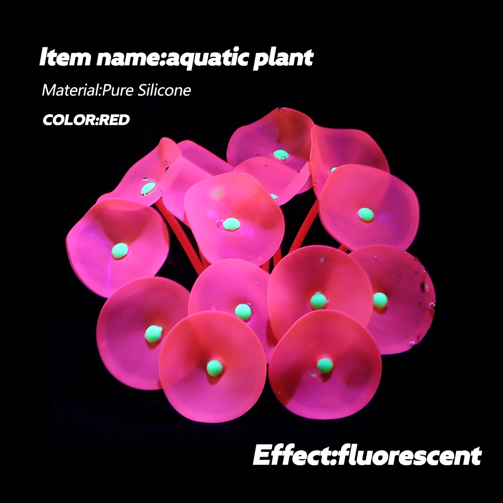 Wholesale Silicone Aquatic Plants Fish Tank Decor Supplies Aquarium Accessories Decorations